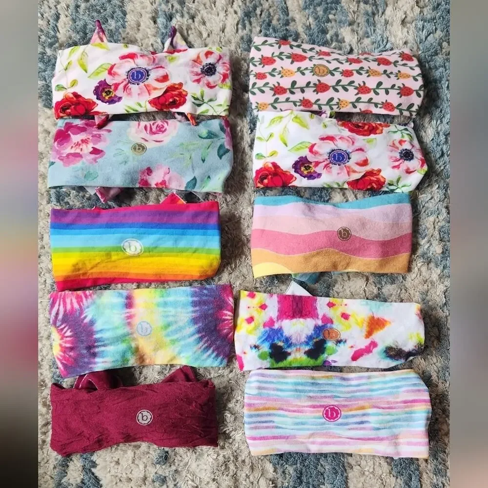 Baby Bling Headbands Colorful Colors || Set of 10 EUC
